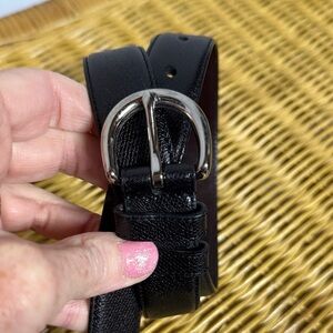 Coach Leather Belt Black Style 3926